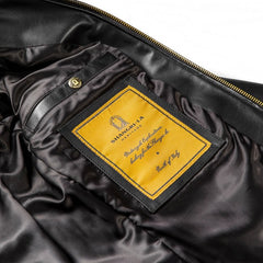 Varenne leather jacket black