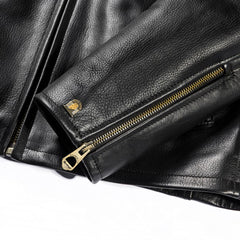 Varenne leather jacket black
