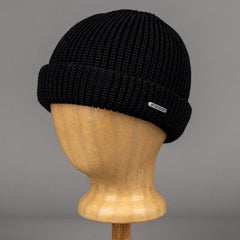 Stetson Beanie made of merino wool in black, British Parts Lucerne