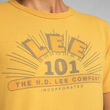 Lee 101 Graphic Tee in gelb
