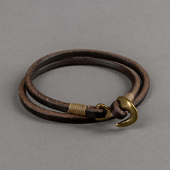 Wrap bracelet brown